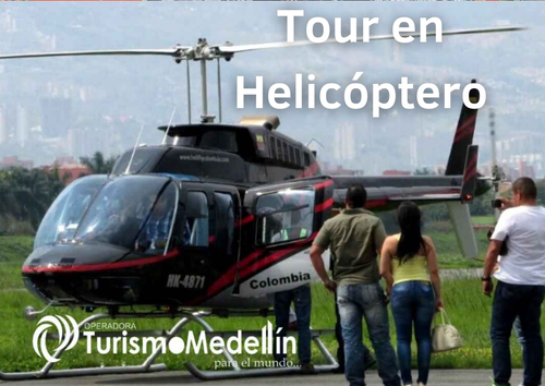 Tour en Helicóptero Medellín.